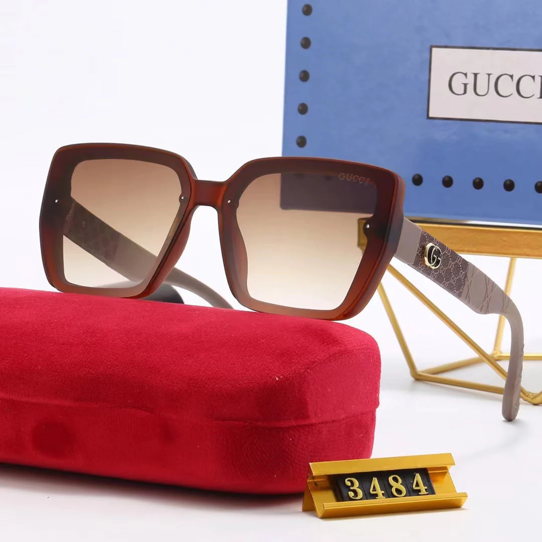 4-color fashion double G printing temple polarized sunglasses - Image 8