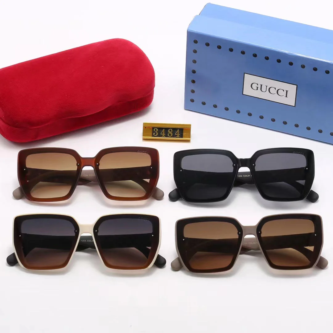 4-color fashion double G printing temple polarized sunglasses - Image 9