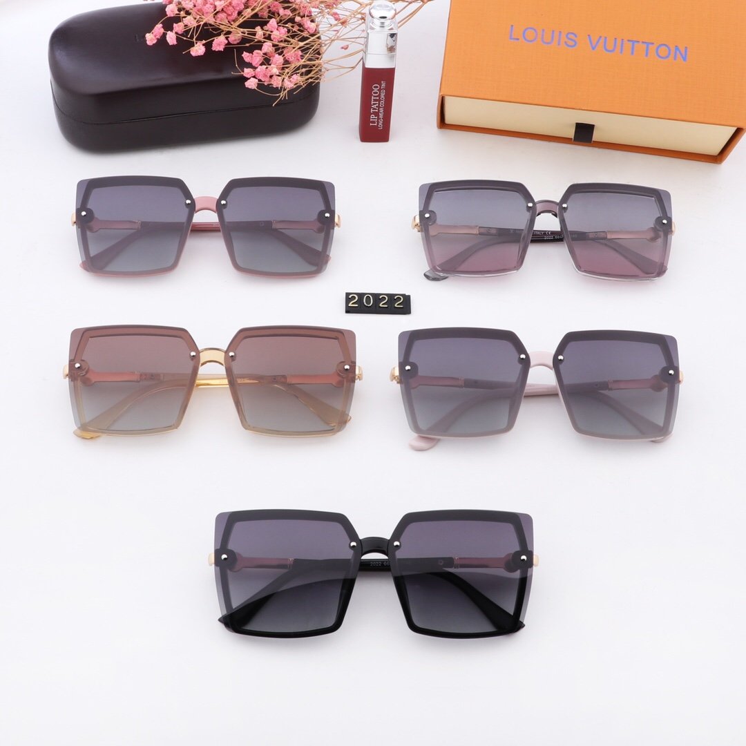 5 COLORS LETTER DECORATION SQUARE POLARIZED SUNGLASSES - Image 6