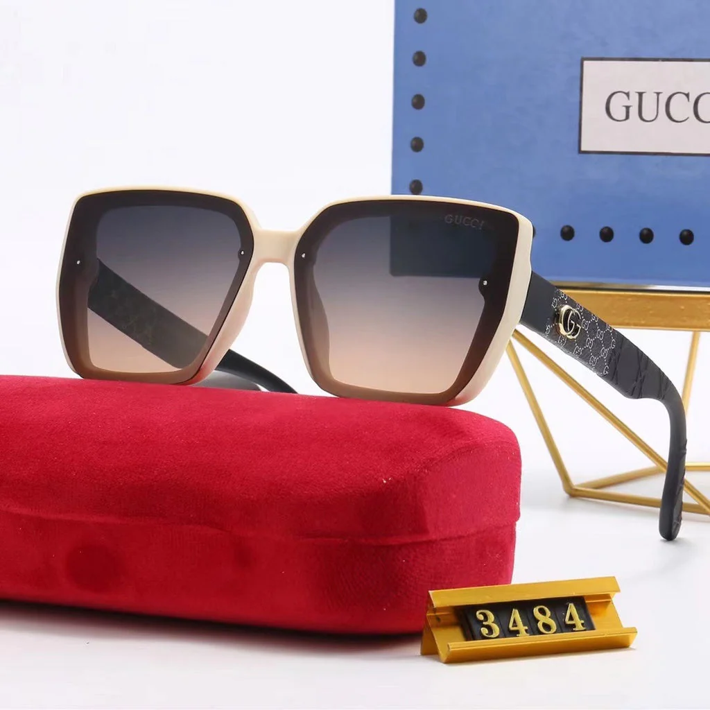 4-color fashion double G printing temple polarized sunglasses - Image 3