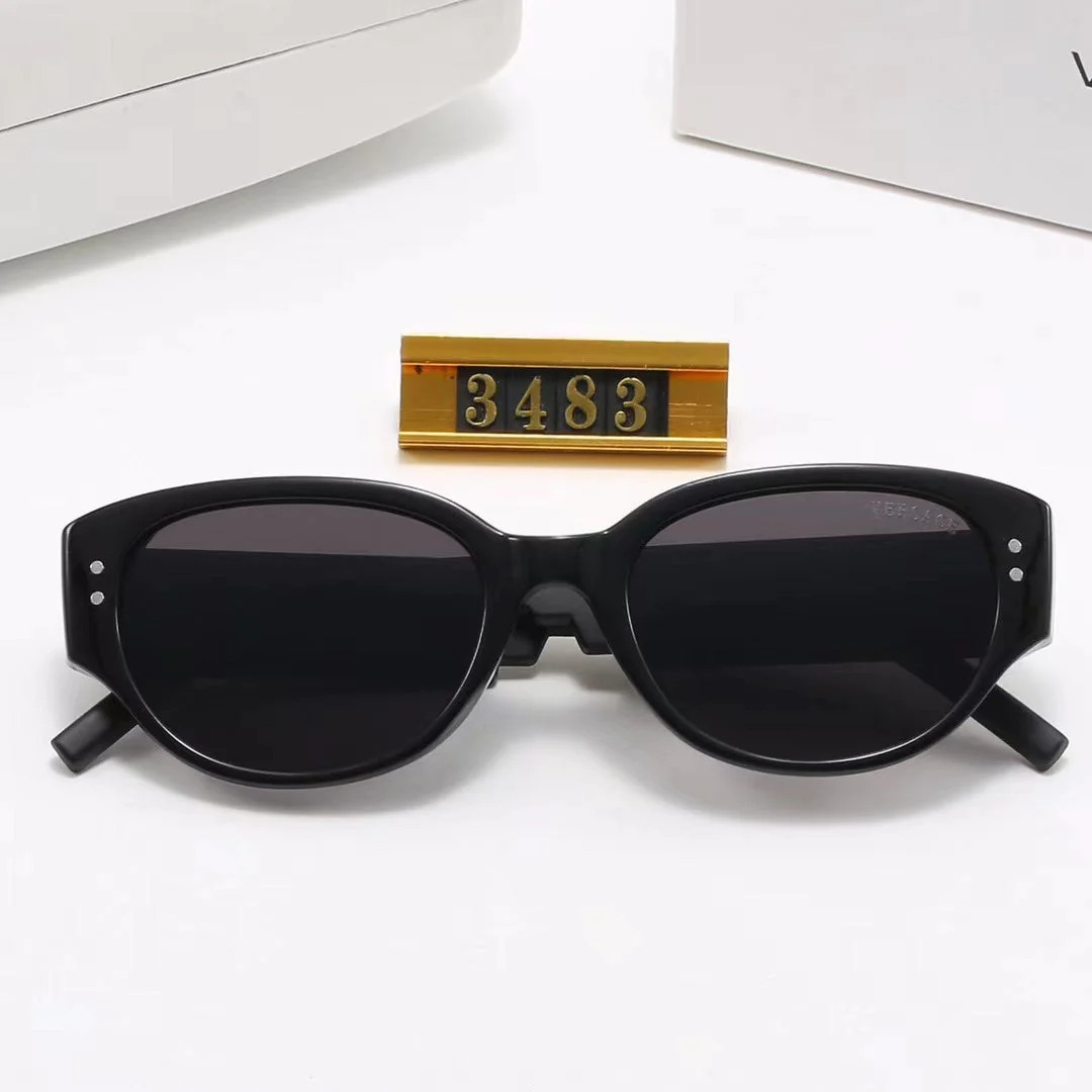 4 colors fashion lion head striped plaid mirror temple polarized - Image 10