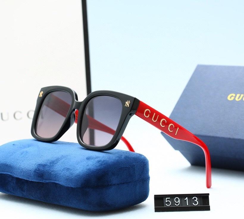 5 COLORS LETTER DECORATION TR90 SQUARE POLARIZED SUNGLASSES - Image 5
