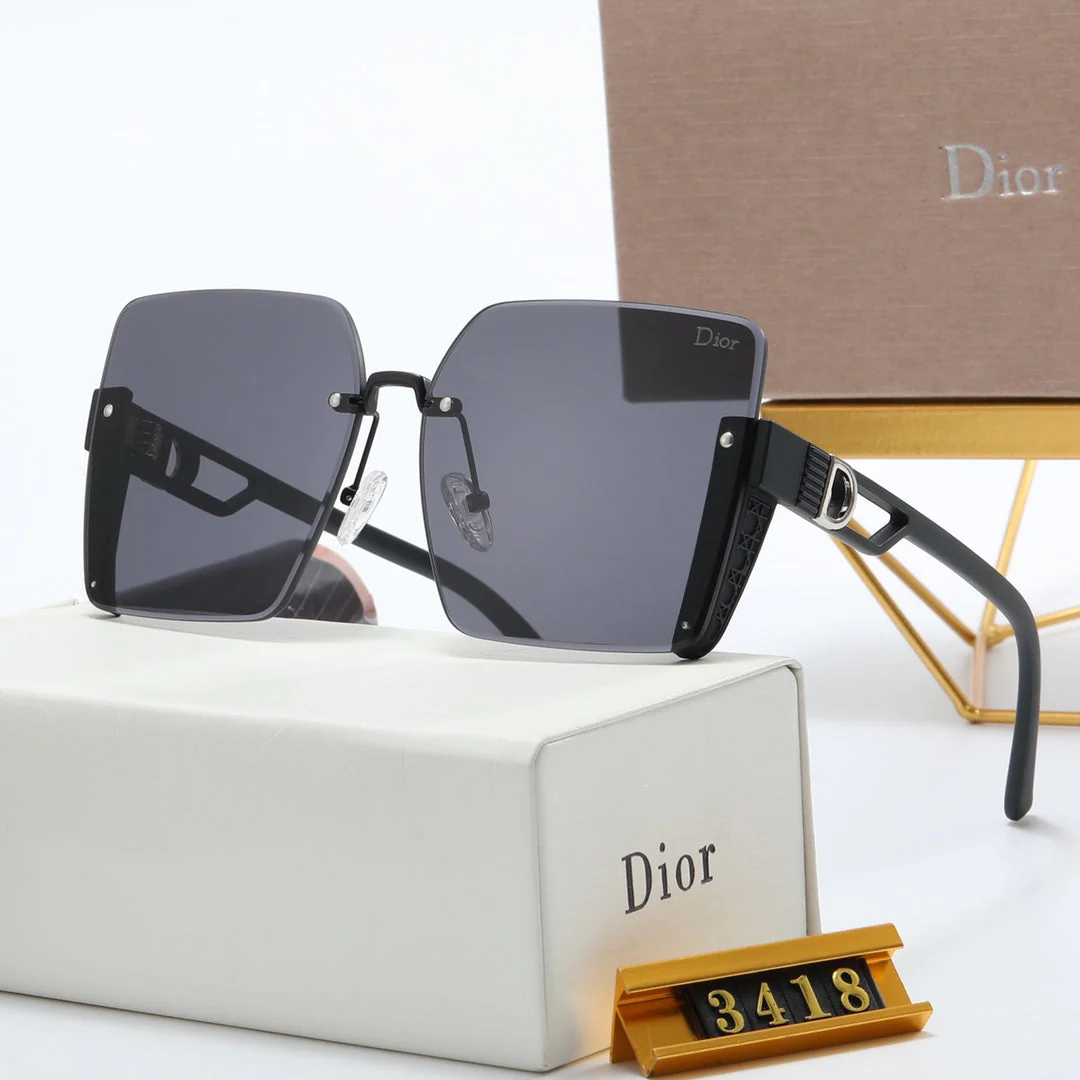 4 color fashion gradient large D polarized sunglasses - Image 5