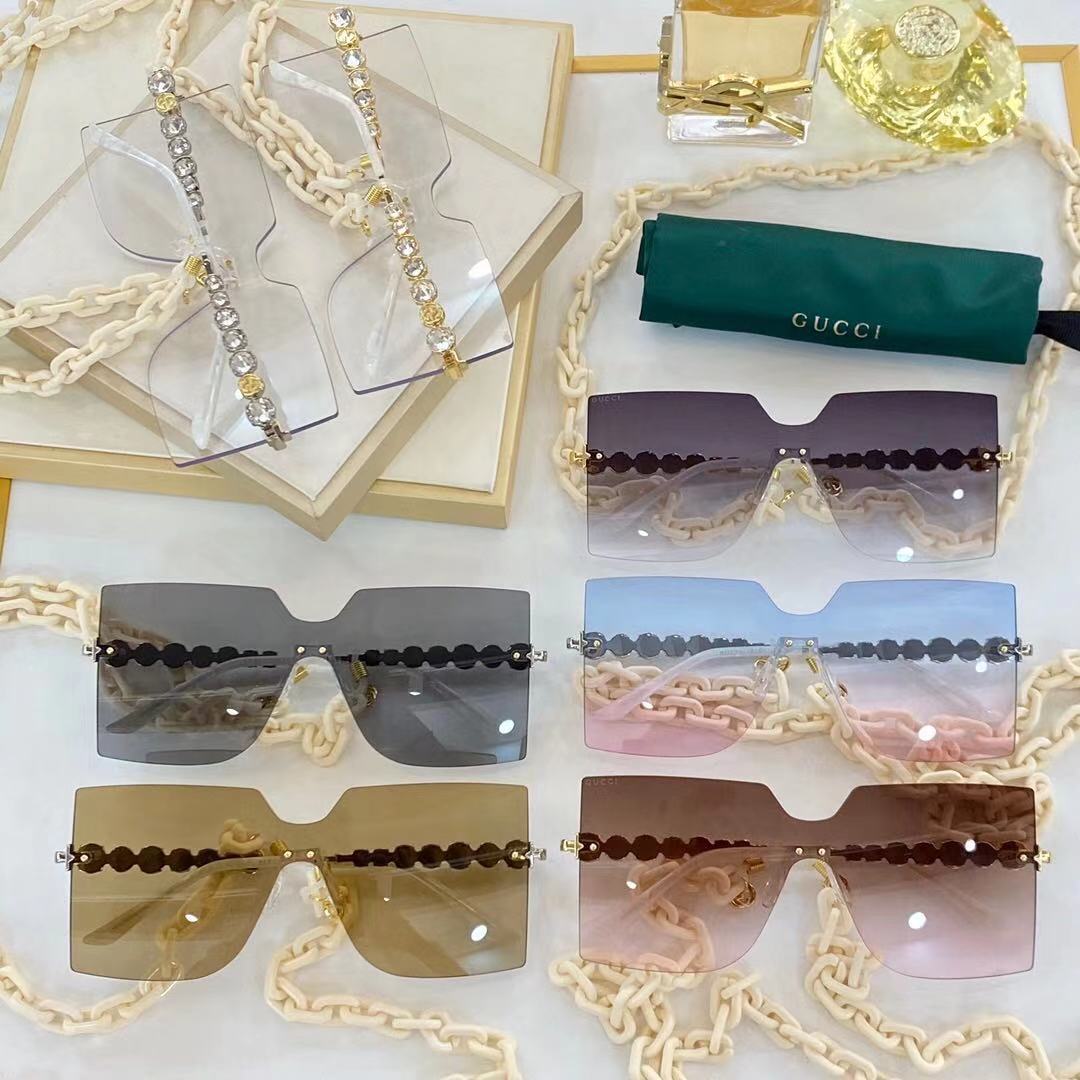 6 COLORS CHAIN ACCESSORIES SUNGLASSES - Image 2
