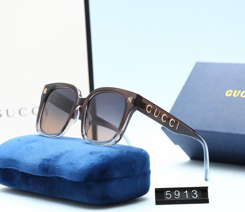 5 COLORS LETTER DECORATION TR90 SQUARE POLARIZED SUNGLASSES - Image 3