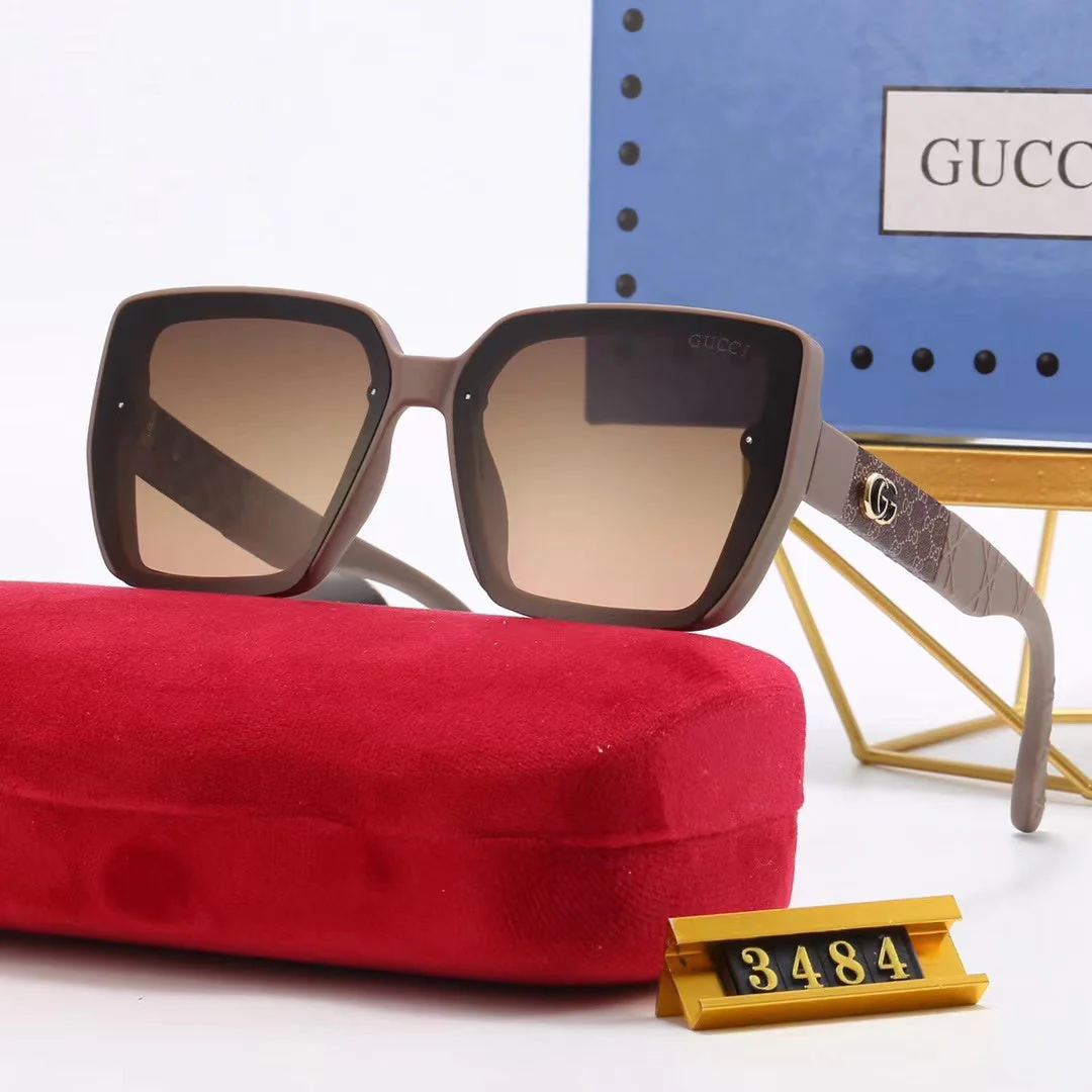 4-color fashion double G printing temple polarized sunglasses - Image 6