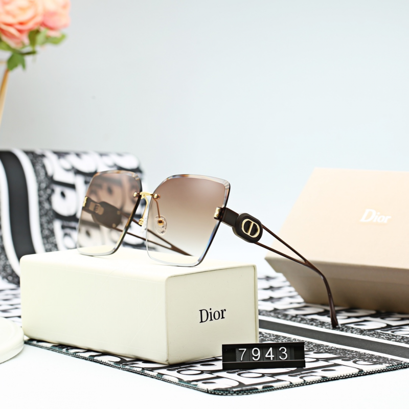7943 Metal Large Frame Cut Edge Polarized UV Protection - Image 2