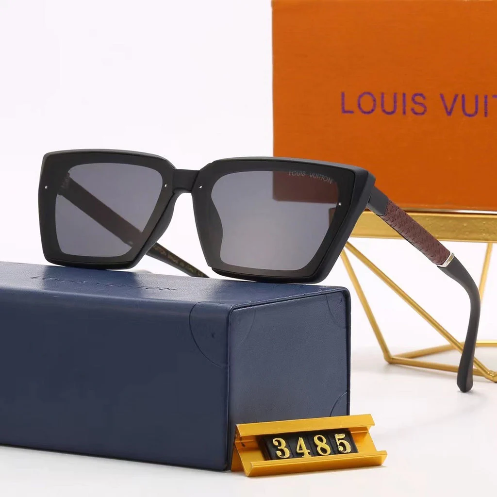 4-color fashion four-leaf clover print temple polarized sunglasses - Image 2