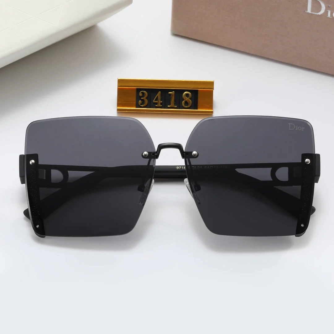 4 color fashion gradient large D polarized sunglasses - Image 9