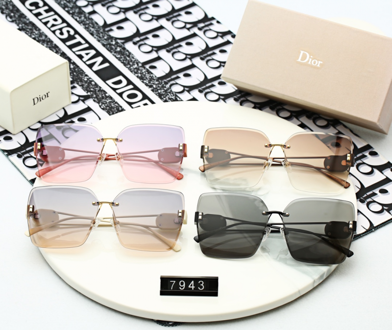 7943 Metal Large Frame Cut Edge Polarized UV Protection - Image 9