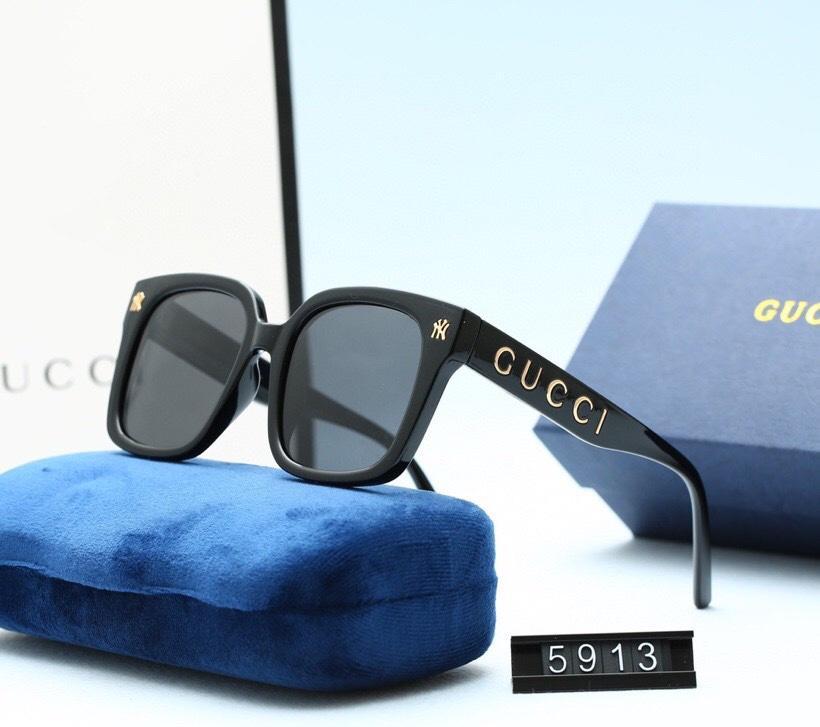 5 COLORS LETTER DECORATION TR90 SQUARE POLARIZED SUNGLASSES - Image 2
