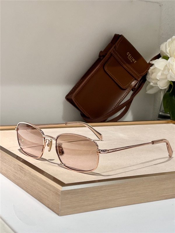 2024 ovals Triomphe metal 40284 Sunglasses