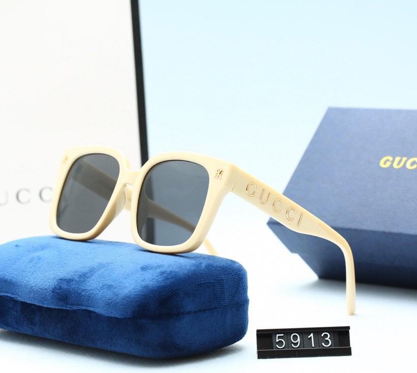5 COLORS LETTER DECORATION TR90 SQUARE POLARIZED SUNGLASSES - Image 4