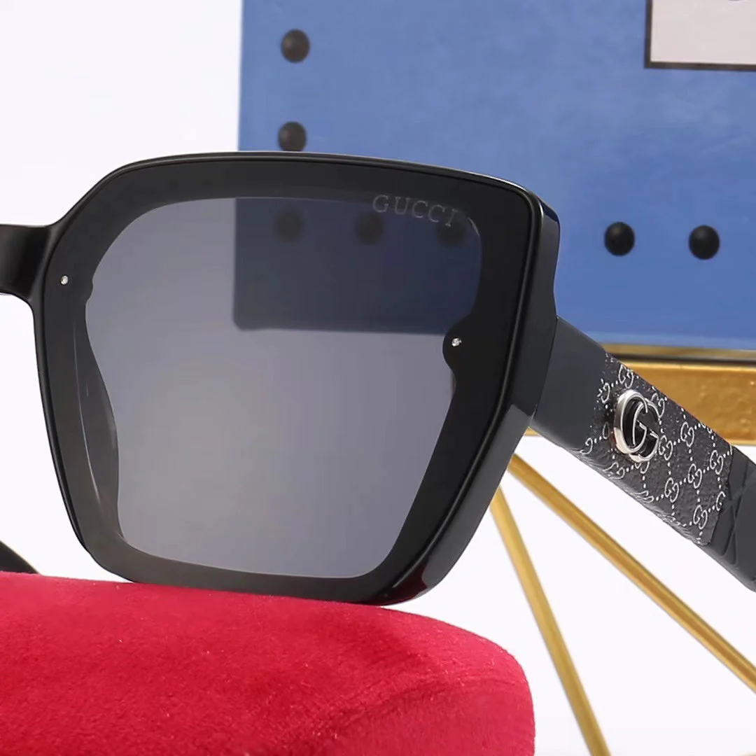 4-color fashion double G printing temple polarized sunglasses - Image 12