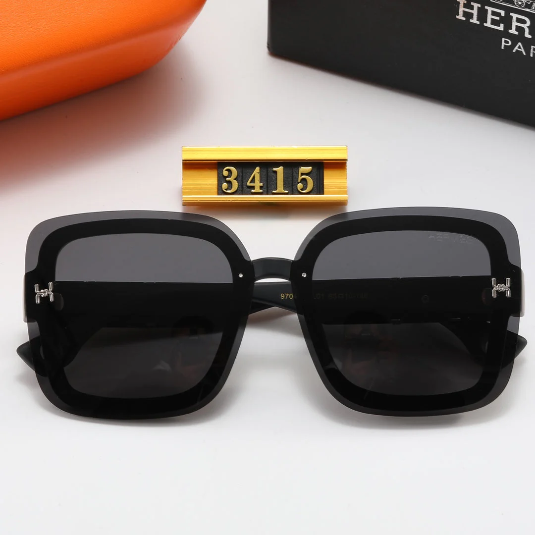 4 color luxury silver frosted Large H polarized sunglasses - Image 9