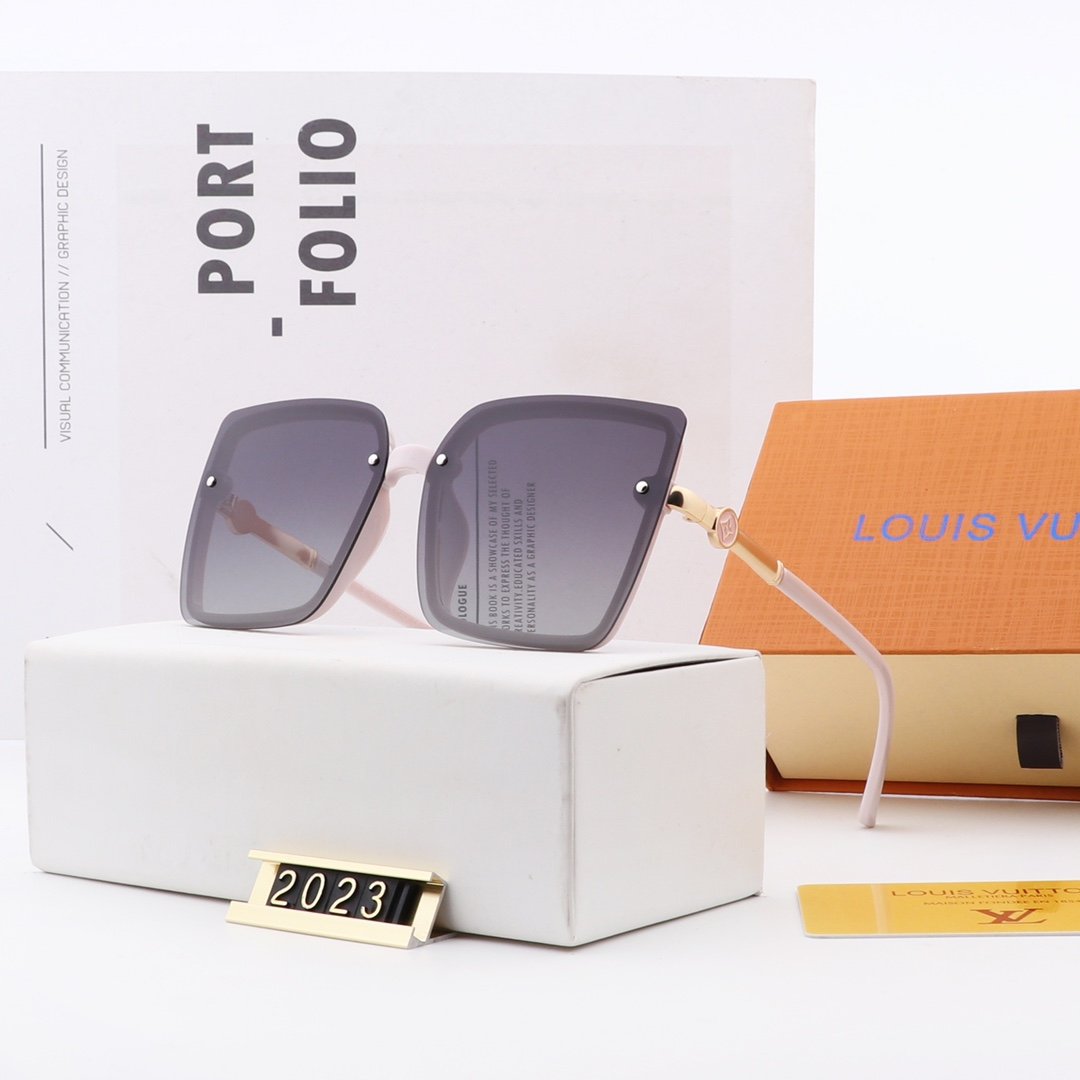 5 COLORS FEMALE POLARIZED GLASS BEACH SUNGLASSES - Image 4