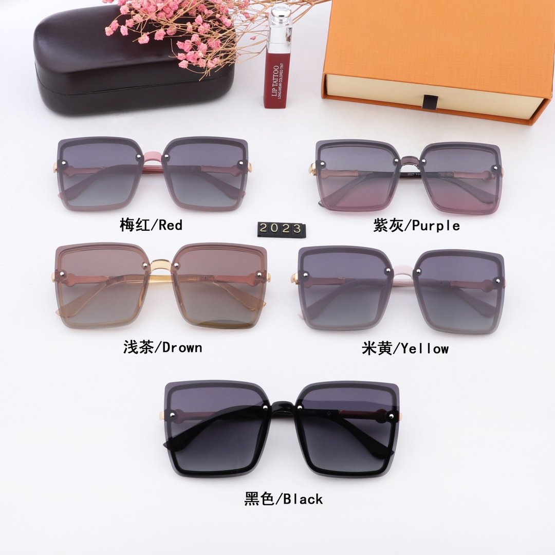 5 COLORS FEMALE POLARIZED GLASS BEACH SUNGLASSES - Image 3