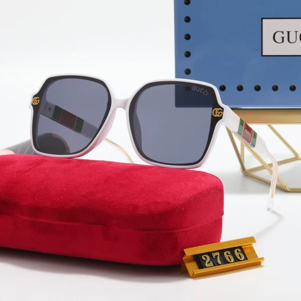 5 colors double G three-color stitching polarized sunglasses