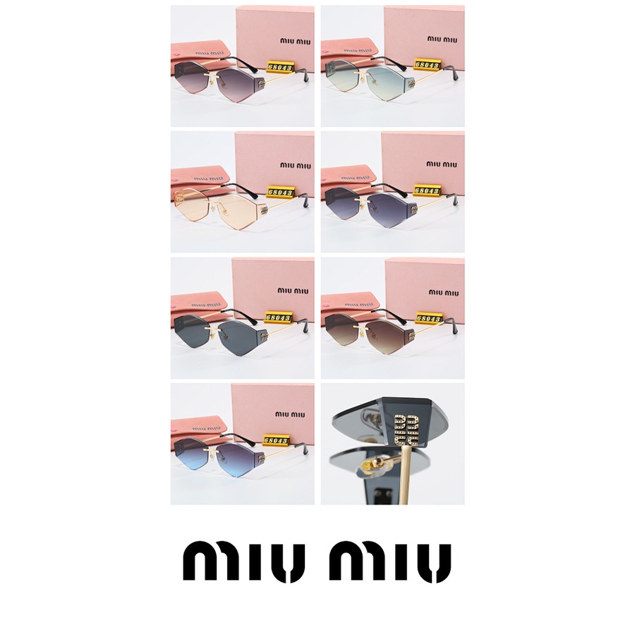 6 colors new fashion sunglasses miu260711155 - Image 2