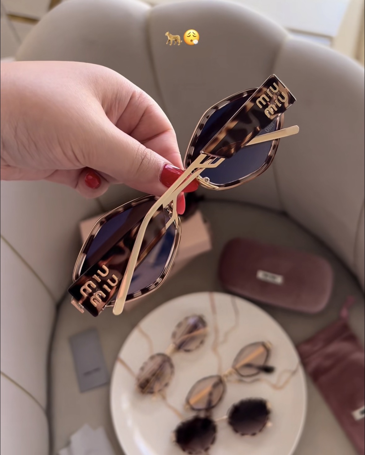 1 colors new fashion sunglasses miu1 - Image 4